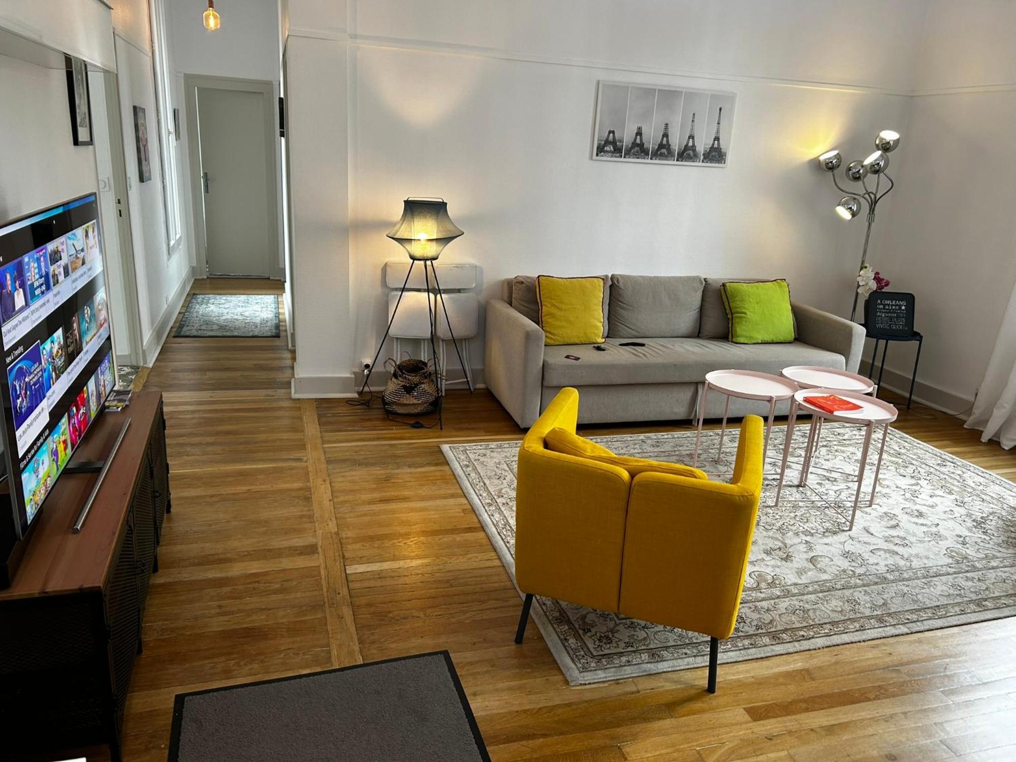 Martroi - Coeur De Ville - 3 Pieces 80 M2 Tv - Internet Haut Debit - Loisirs Et Affaires オルレアン エクステリア 写真