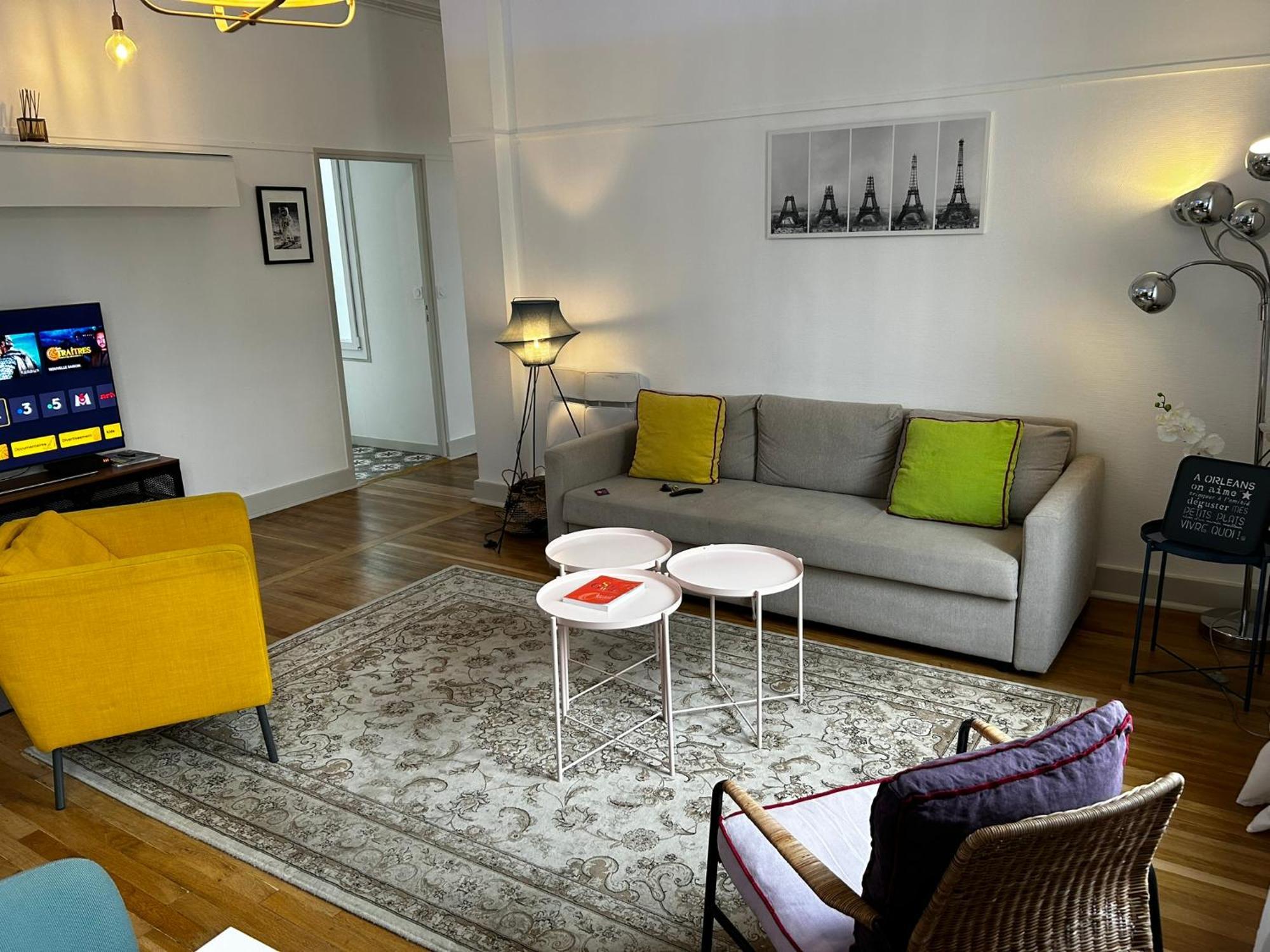 Martroi - Coeur De Ville - 3 Pieces 80 M2 Tv - Internet Haut Debit - Loisirs Et Affaires オルレアン エクステリア 写真